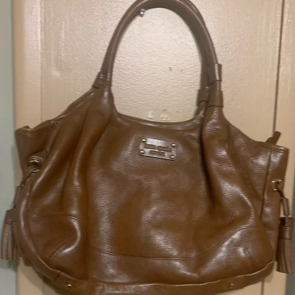 Kate Spade Berkshire Road Brown Leather Bag - Picture 1 of 15